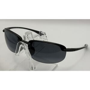 Maui Jim MJ-807-02 Black Wrap Polarized Bifocal Sport Sunglasses